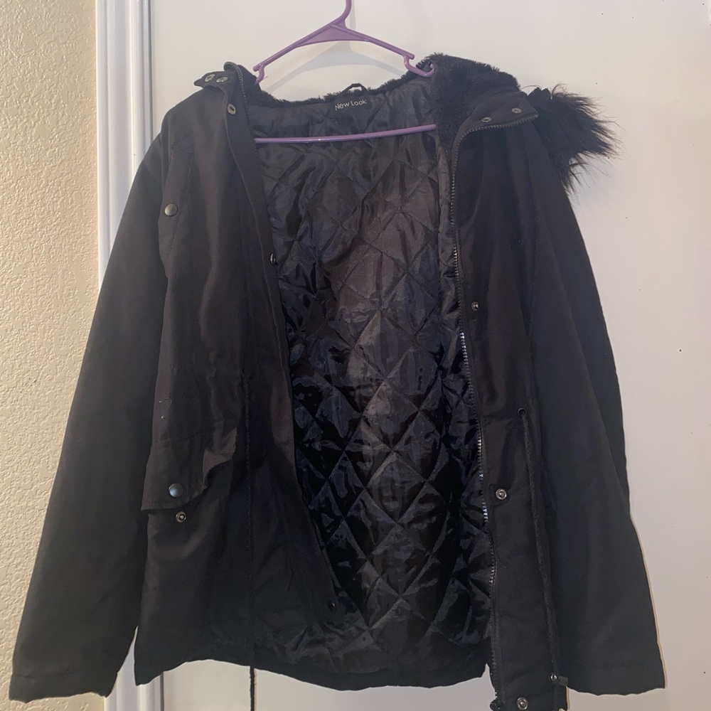 New Look Black Winter Coat